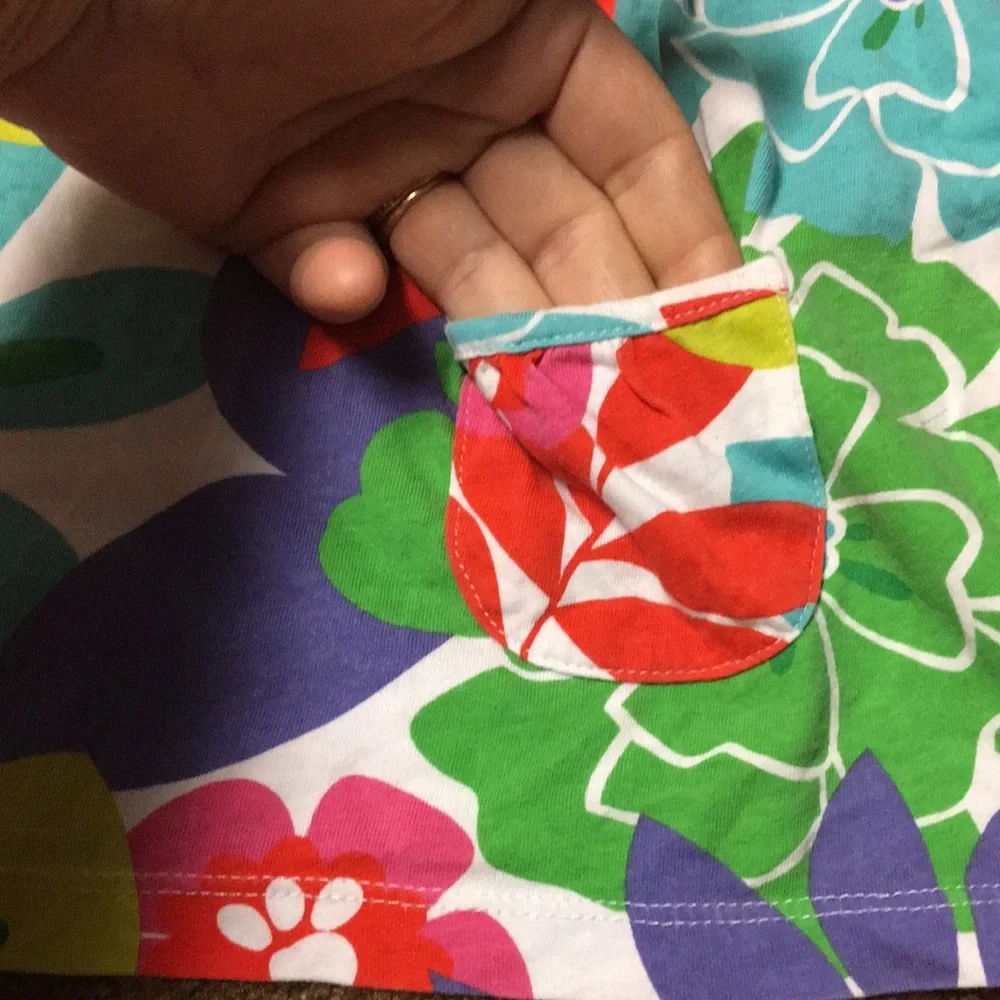 Carters shirt Girls 3T no sleeve floral tropical